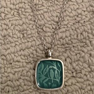 Foxy Originals dual necklace (1 side is chocolate brown, other side is blue)